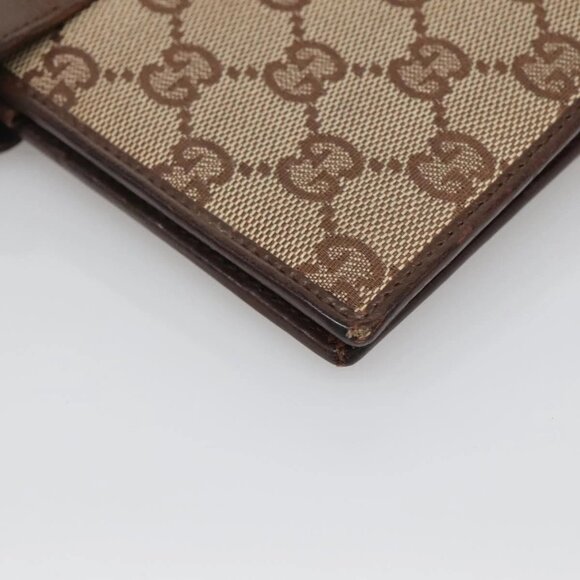 GUCCI GG Canvas Jackie Day Planner Cover Beige Silver 29961 Auth 138492 - Picture 5 of 16